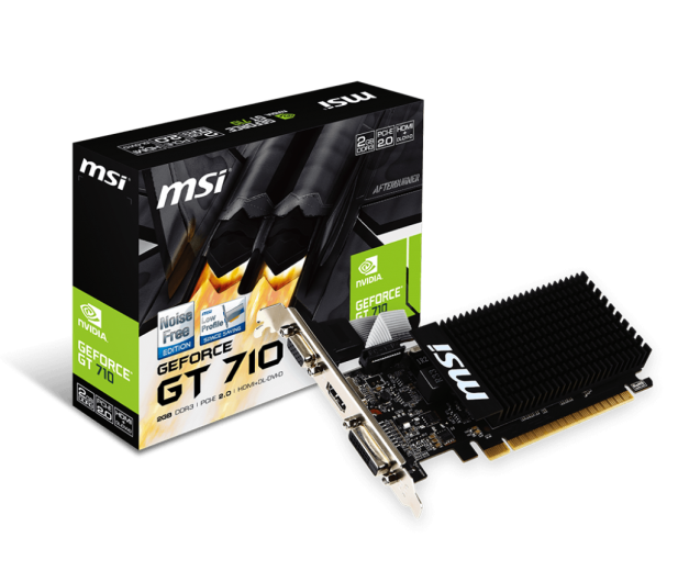 MSI GeForce GT 710 Low Profile 2GB DDR3 - 285436 - zdjęcie